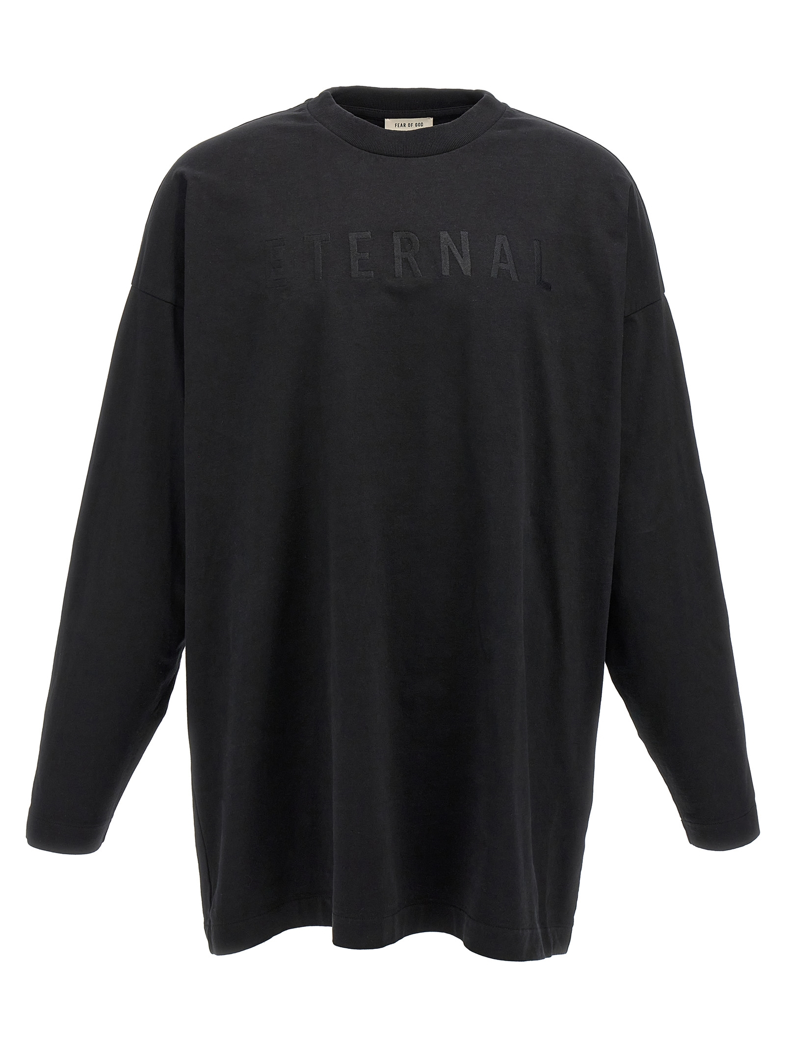 [Fear of God] T-shirts Long Sleeve SS25 FGE2505111HWJBLACK