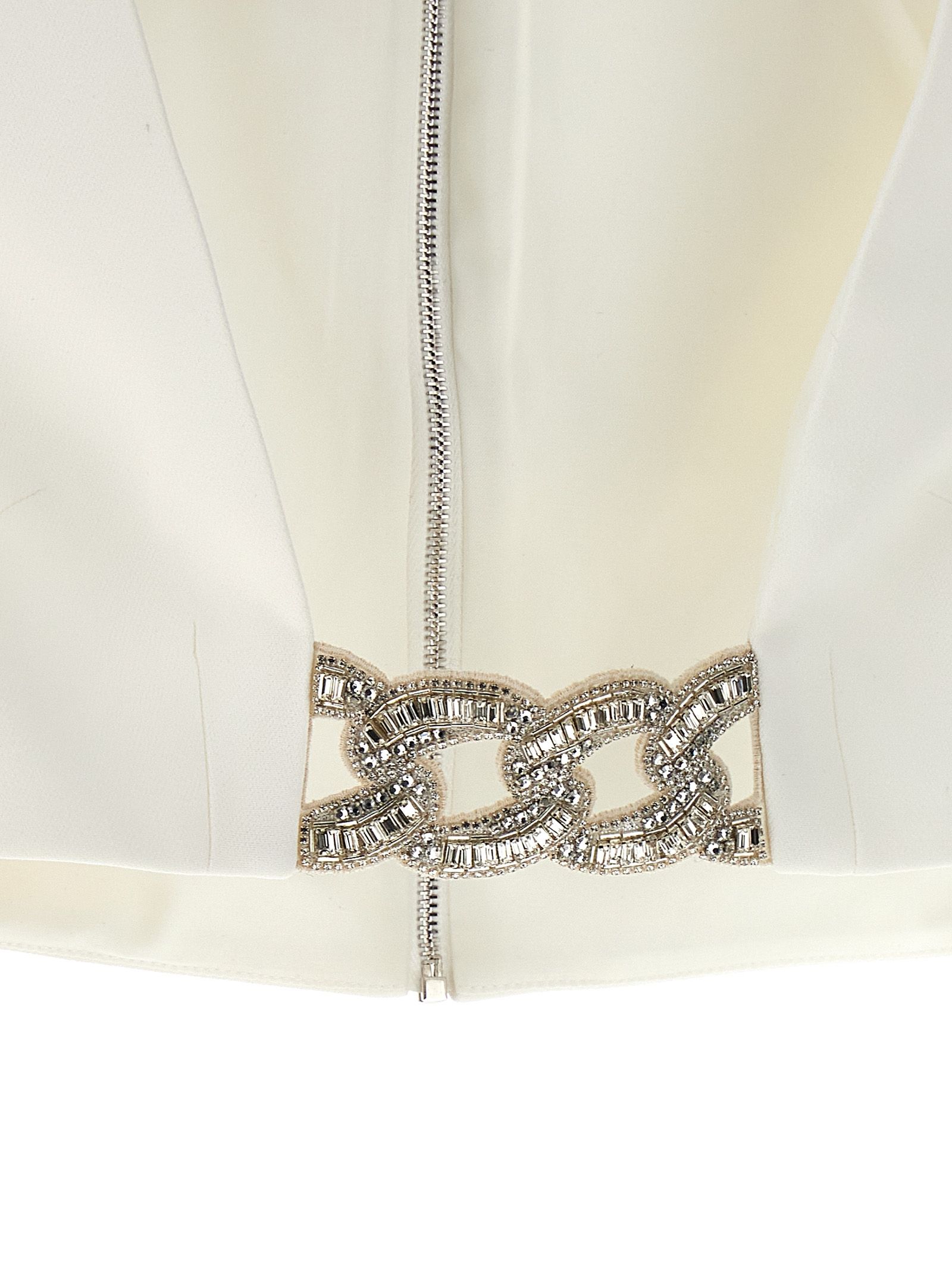 [David Koma] T-shirts Long Sleeve FW23 PF23DK11TWHITESILVER