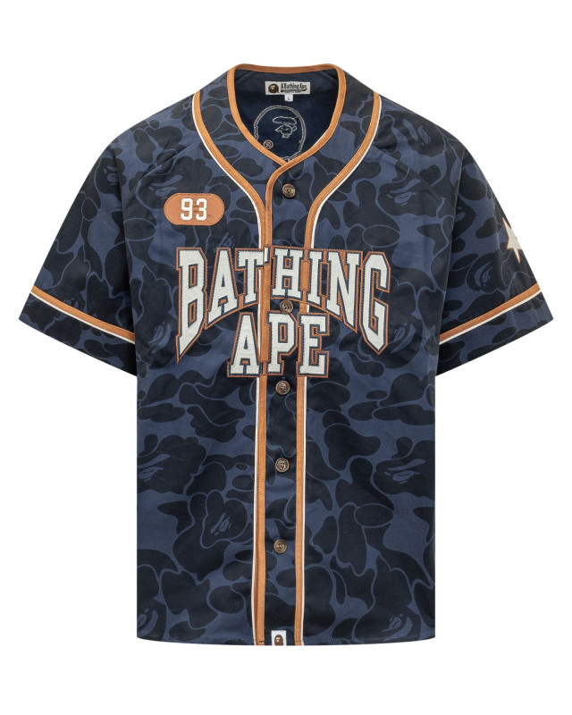 [BAPE] Shirts Short Sleeve SS26 001SRM301310M NAVY