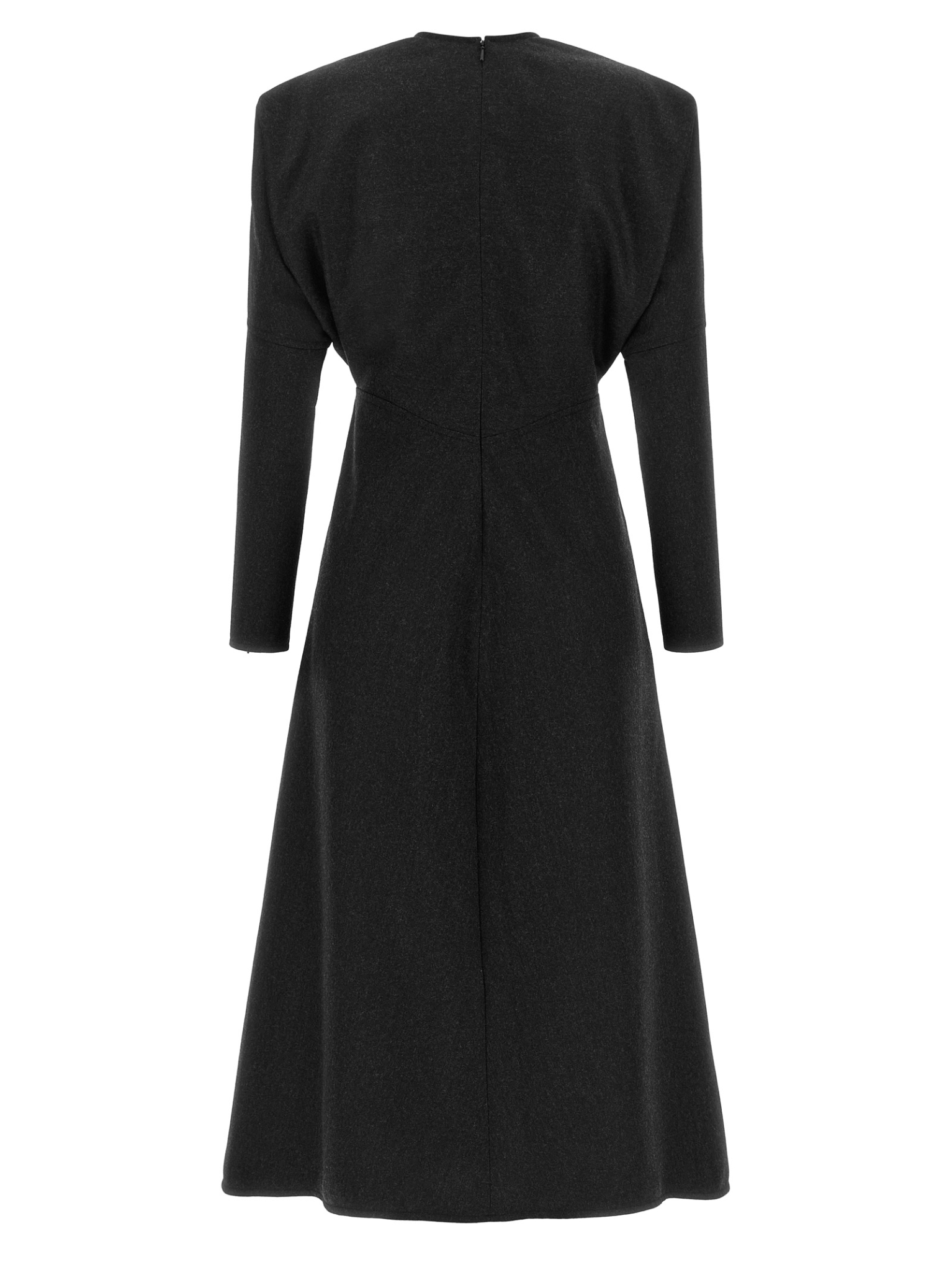 [VICTORIA BECKHAM] Long sleeve dress FW26 1124WDR005231FDARKGREYMELANGE