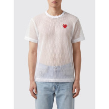[COMME DES GARCONS PLAY] T-shirts Short Sleeve SS26 AXT351 WHITE