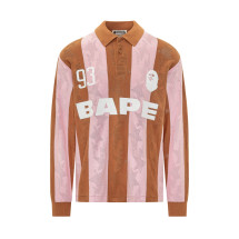 [BAPE] T-shirts Long Sleeve SS26 001LTM301311M BEIGE