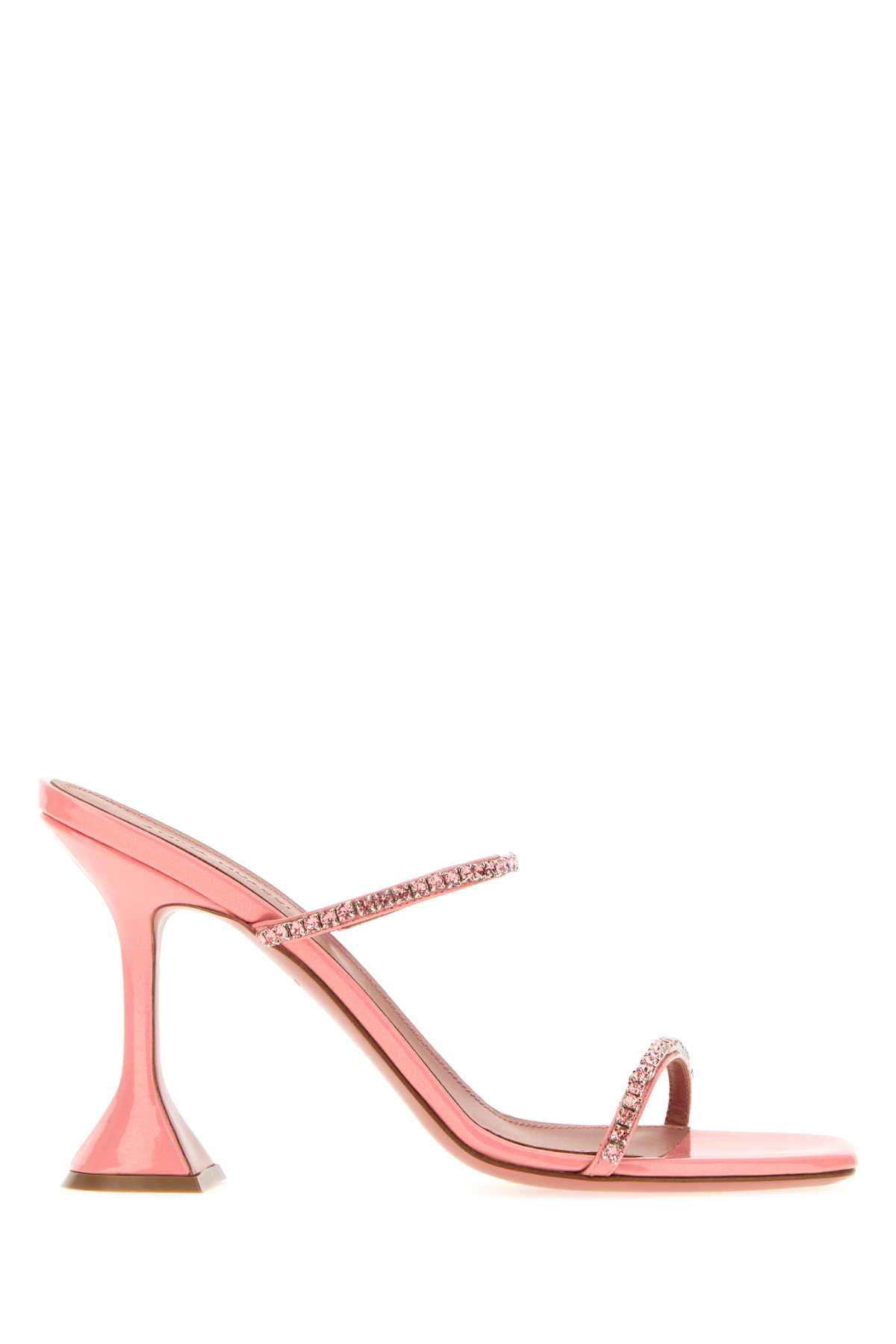 [Amina Muaddi] Sandals FW26 GILDASLIPPER95 PEACH