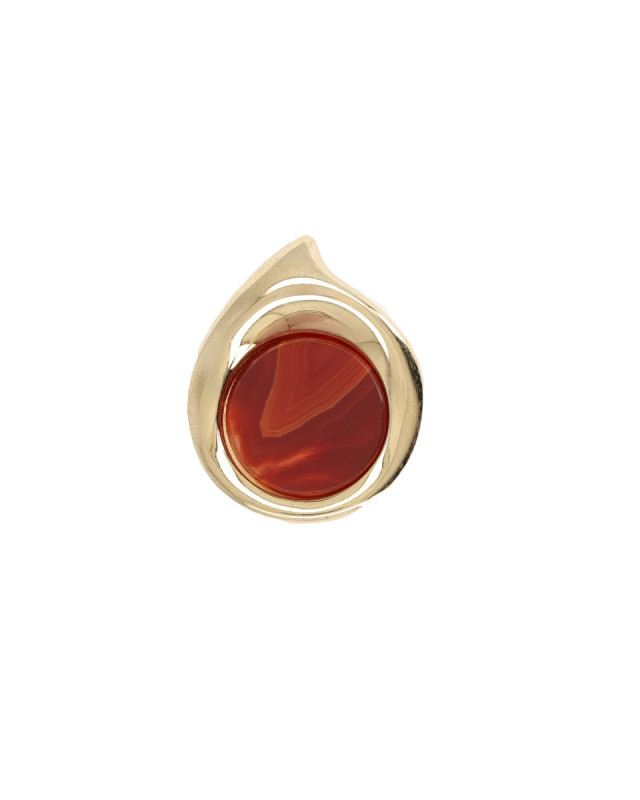 [Panconesi] Ring SS26 S26-FG001-S_BRASSREDAGATE