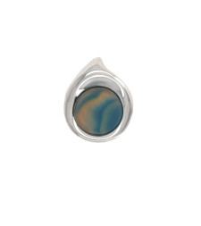 [Panconesi] Ring SS26 S26-FG002-S_BRASSAZUREAGATE