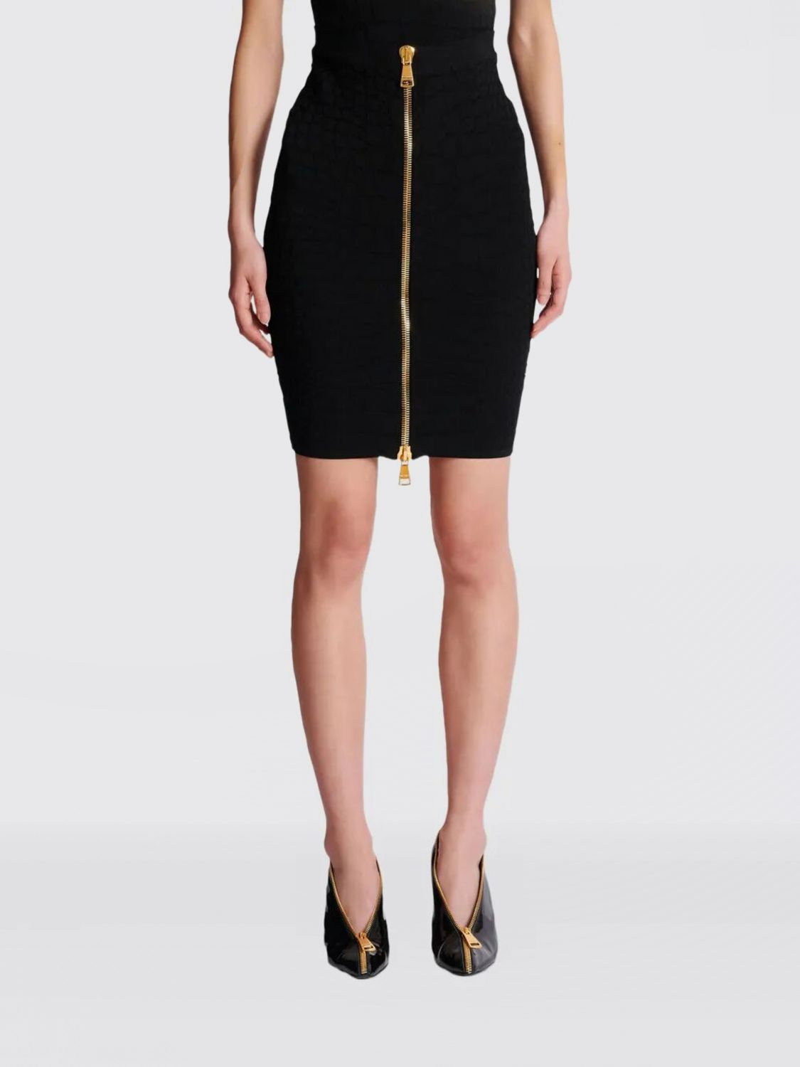 [Balmain] Mini skirt FW25 FF0LC290KJ14 0PA