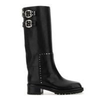 [Jimmy Choo] Long Boots FW25 BROOKLYNKB50UMJ BLACKSILVER