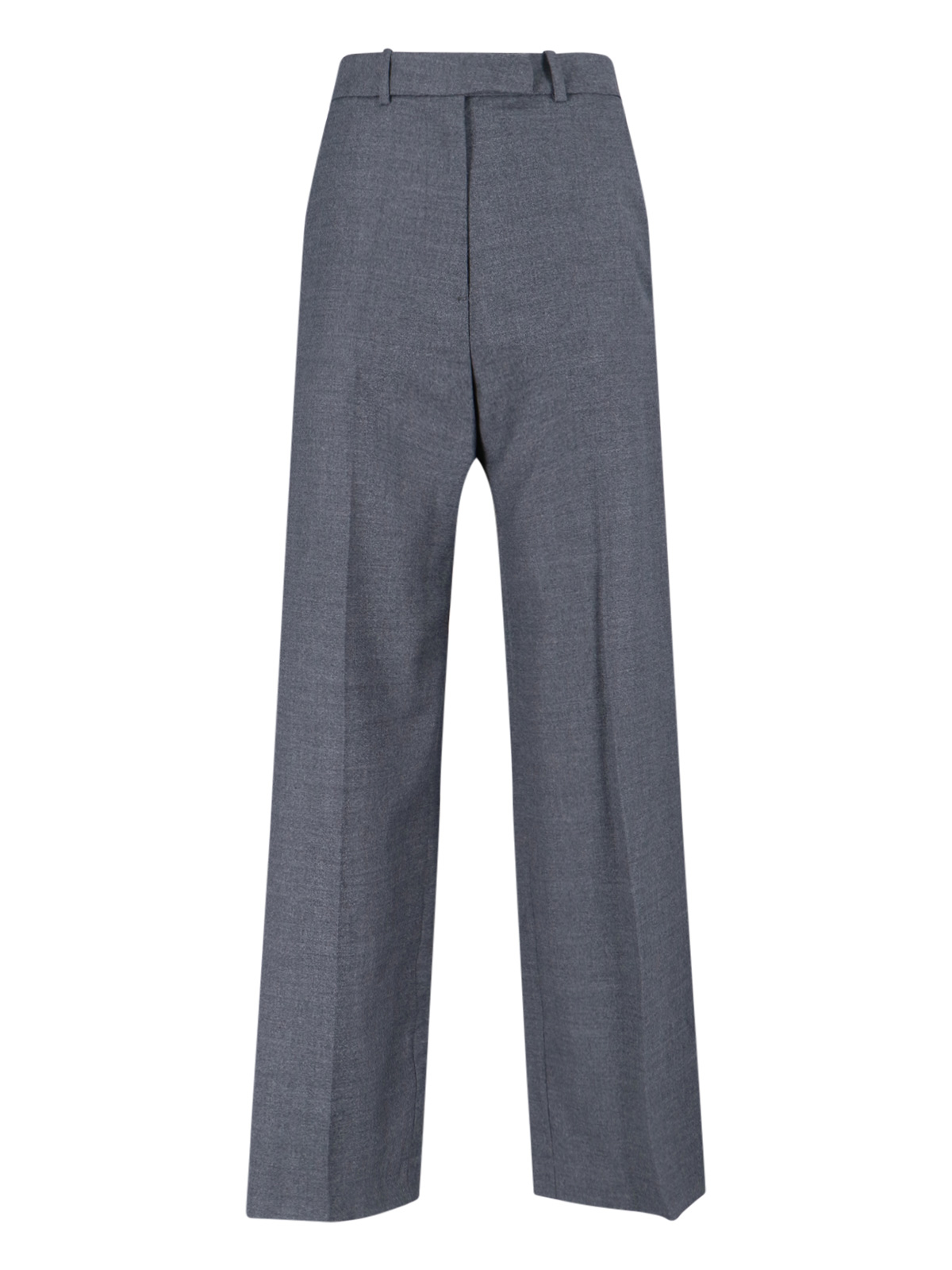 [THE FRANKIE SHOP] Trousers FW25 BRICKELL FLANNEL TROUSERSGREY MELANGE