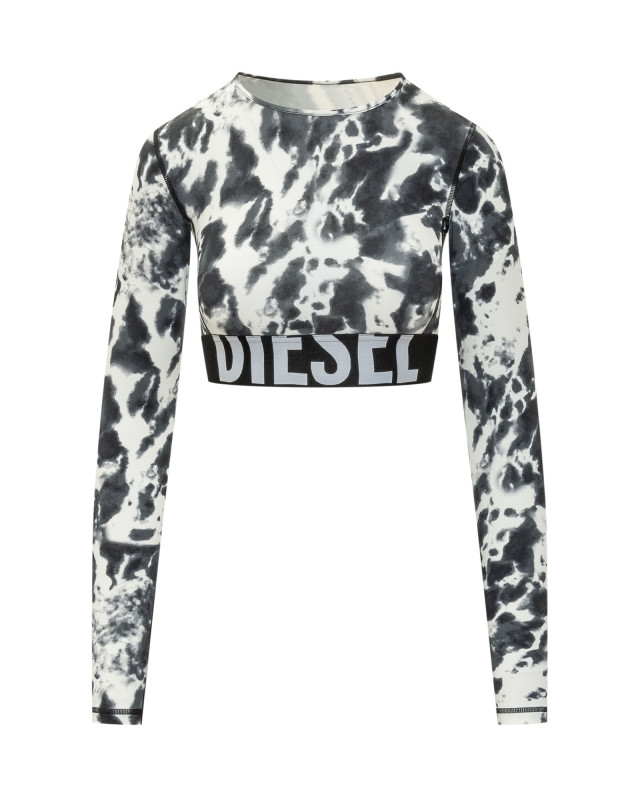 [Diesel] T-shirts Long Sleeve FW26 A182810AMEP 100A