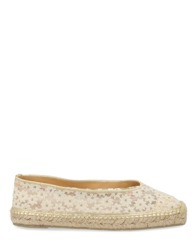 [Castaner] Flat shoes SS26 026167-4078_BLANCO/ORO