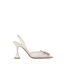 [Amina Muaddi] Pumps FW26 ROSIELACESLING95 IVORY