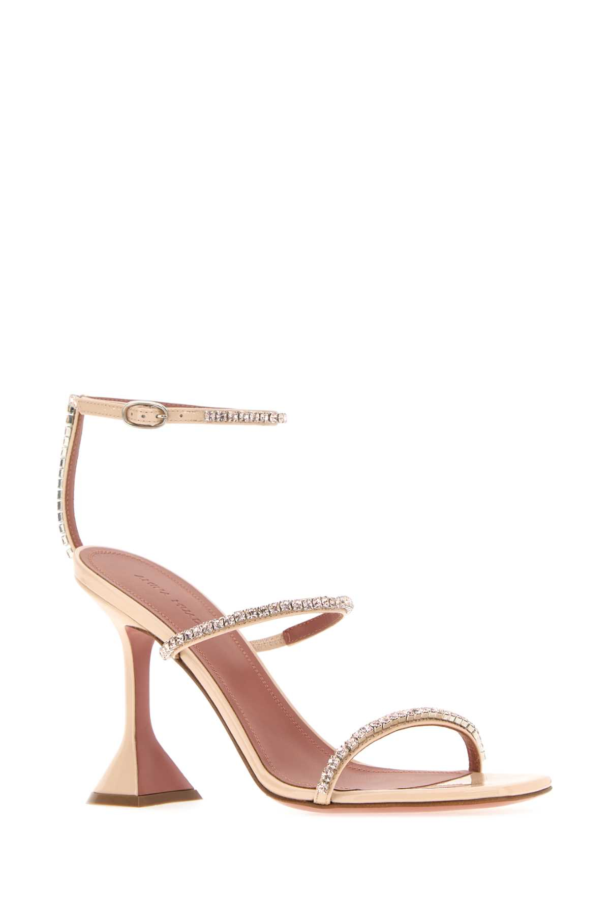 [Amina Muaddi] Sandals FW26 GILDASANDAL95 CHAMPAGNE