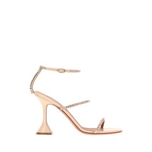 [Amina Muaddi] Sandals FW26 GILDASANDAL95 CHAMPAGNE