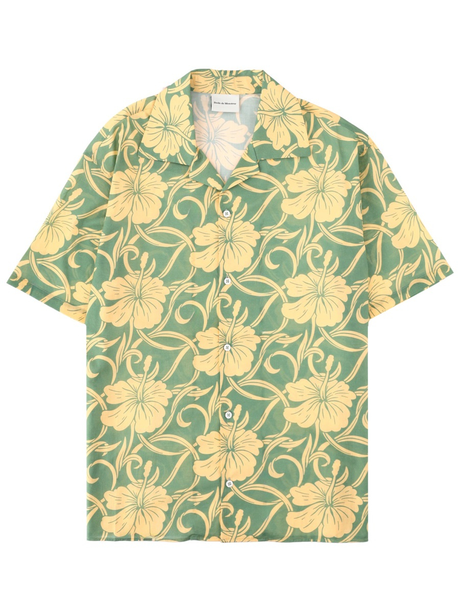 [DROLE DE MONSIEUR] Shirts Short Sleeve SS26 SH228_CO288GREEN