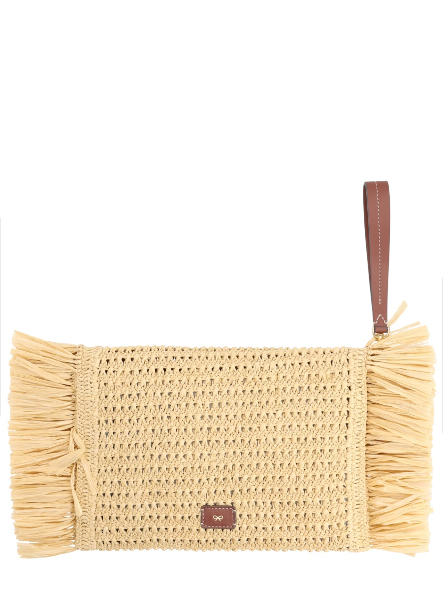[Anya Hindmarch] Clutch bag SS26 203685_NATURAL