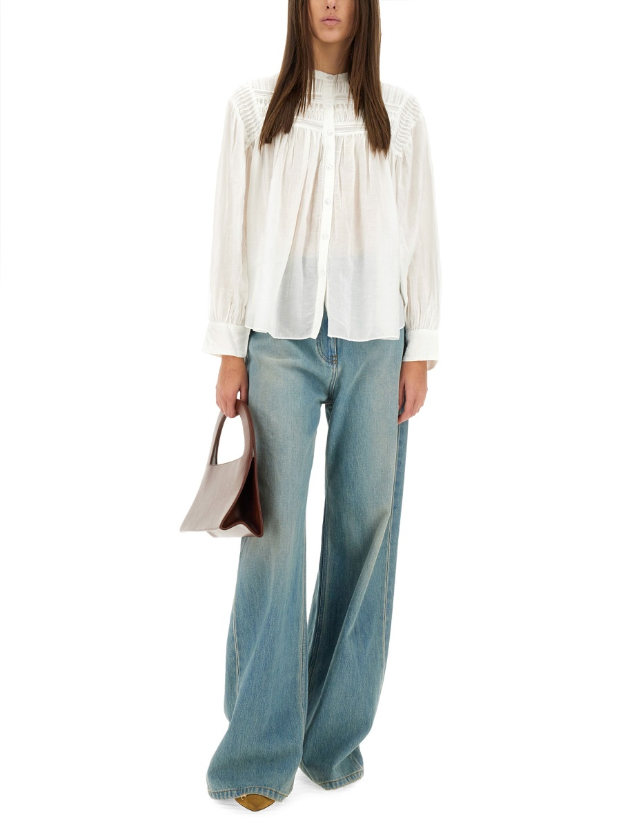[Marant Etoile] Blouse SS26 HT0002FC_B3J04E20WH