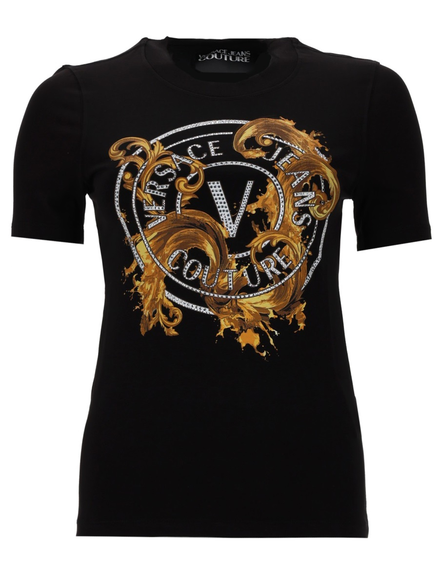 [VERSACE JEANS COUTURE] T-shirts Short Sleeve SS26 80HAHE01_CJ02EG89