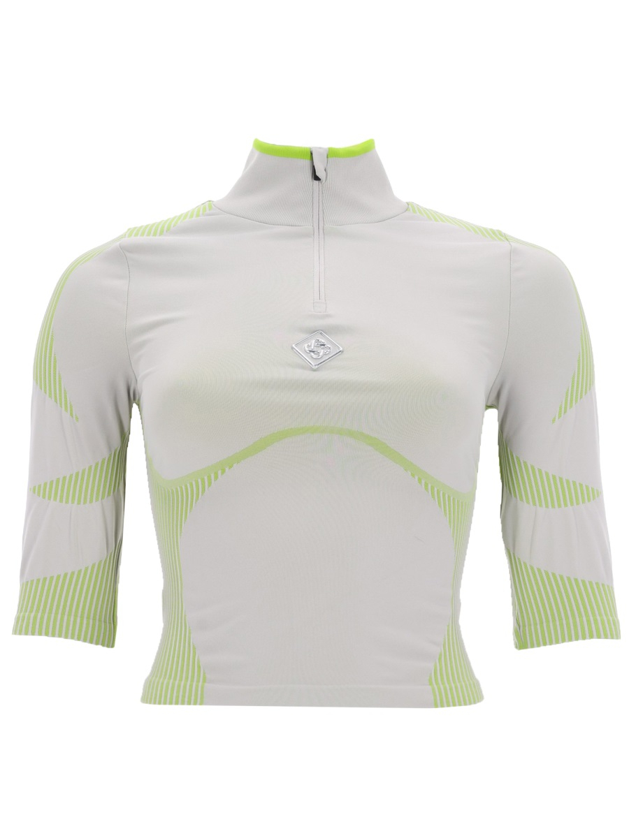 [Casablanca] T-shirts Short Sleeve SS26 W-SP26-ACT-056_01GREY/LIME