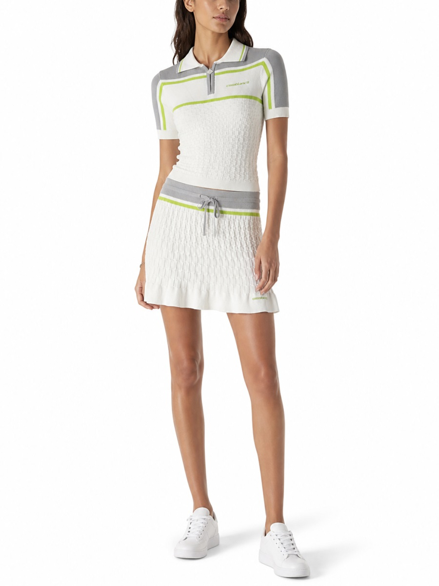 [Casablanca] Shirts Short Sleeve SS26 W-SP26-KW-1247_01WHITE