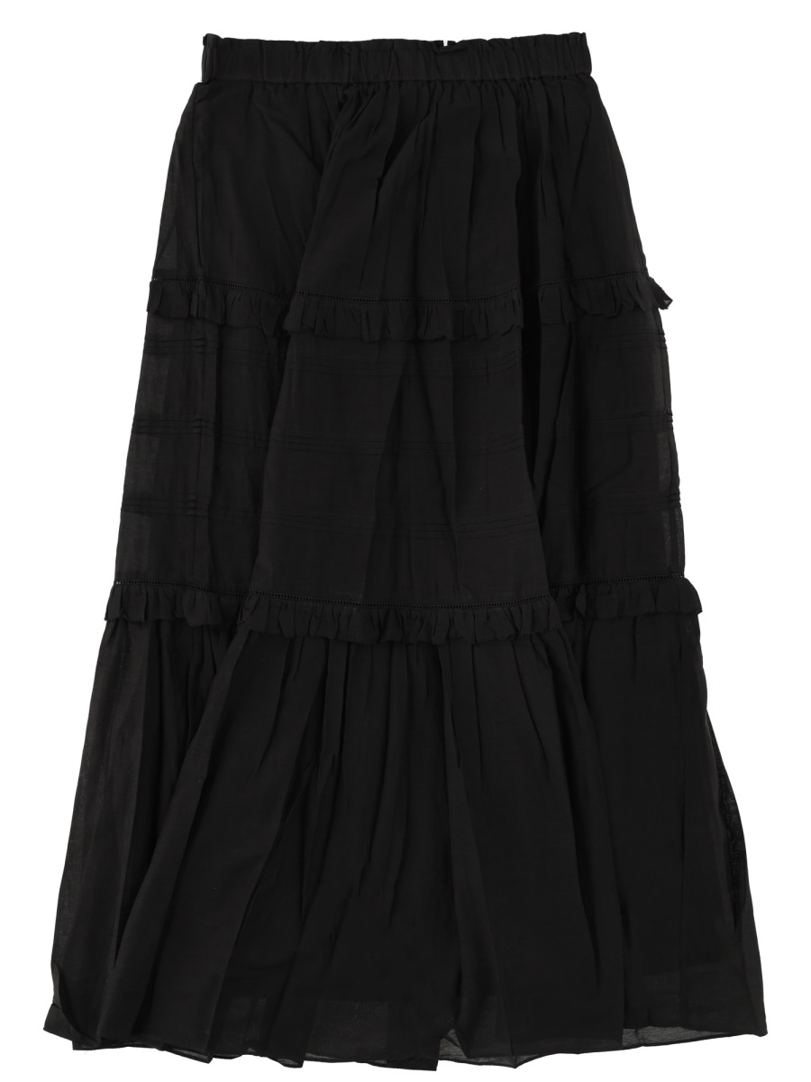 [Marant Etoile] Long skirt SS26 JU0451FB_B3J04E01BK