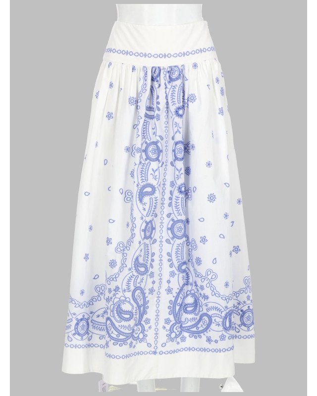 [Self-portrait] Long skirt SS26 AC26-008MSK-W_WHITE