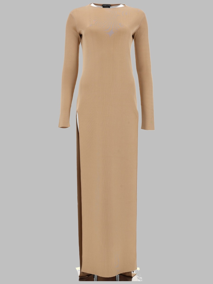 [Tom Ford] Long sleeve dress SS26 ACK727_YAX1059JBW