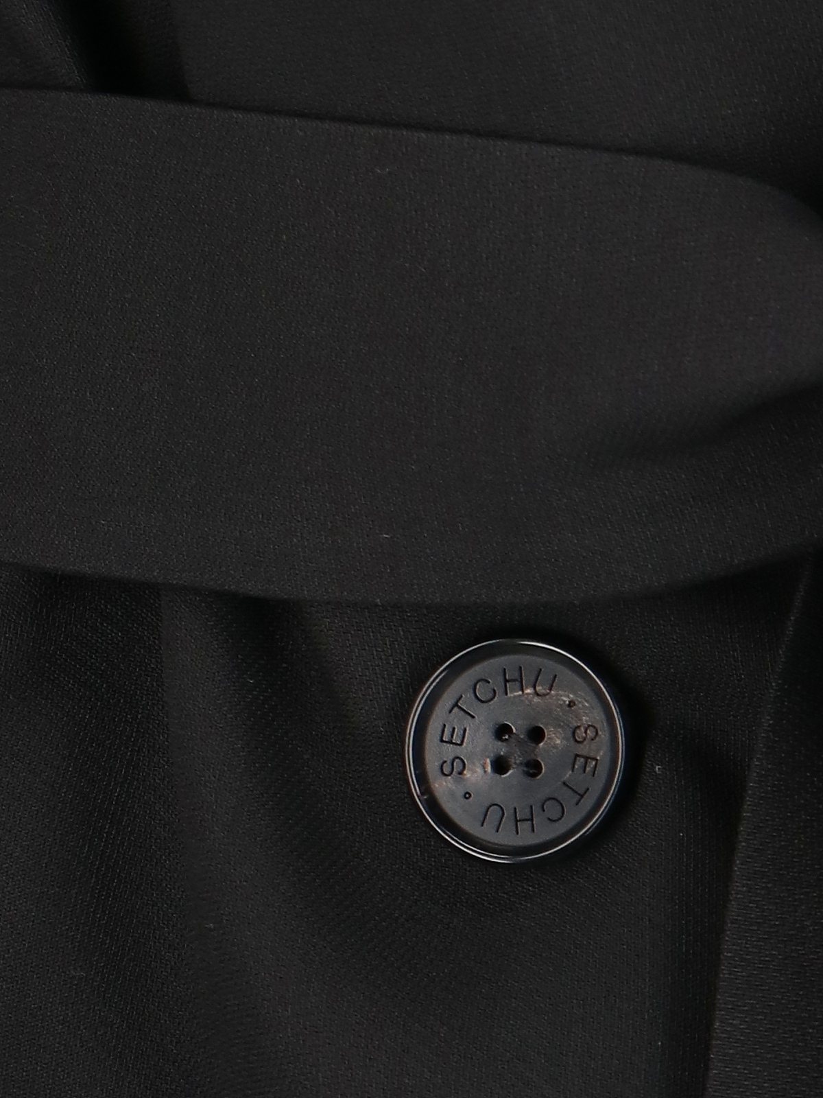 [SETCHU] Coat FW25 U001J001W001BLACK