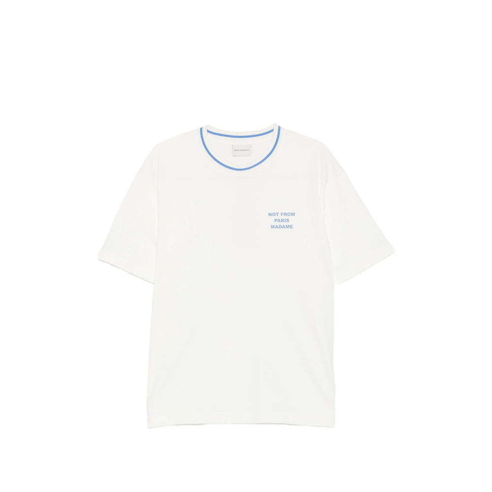 [DROLE DE MONSIEUR] T-shirts Short Sleeve FW26 L-TS189 CO0002 OFFWH