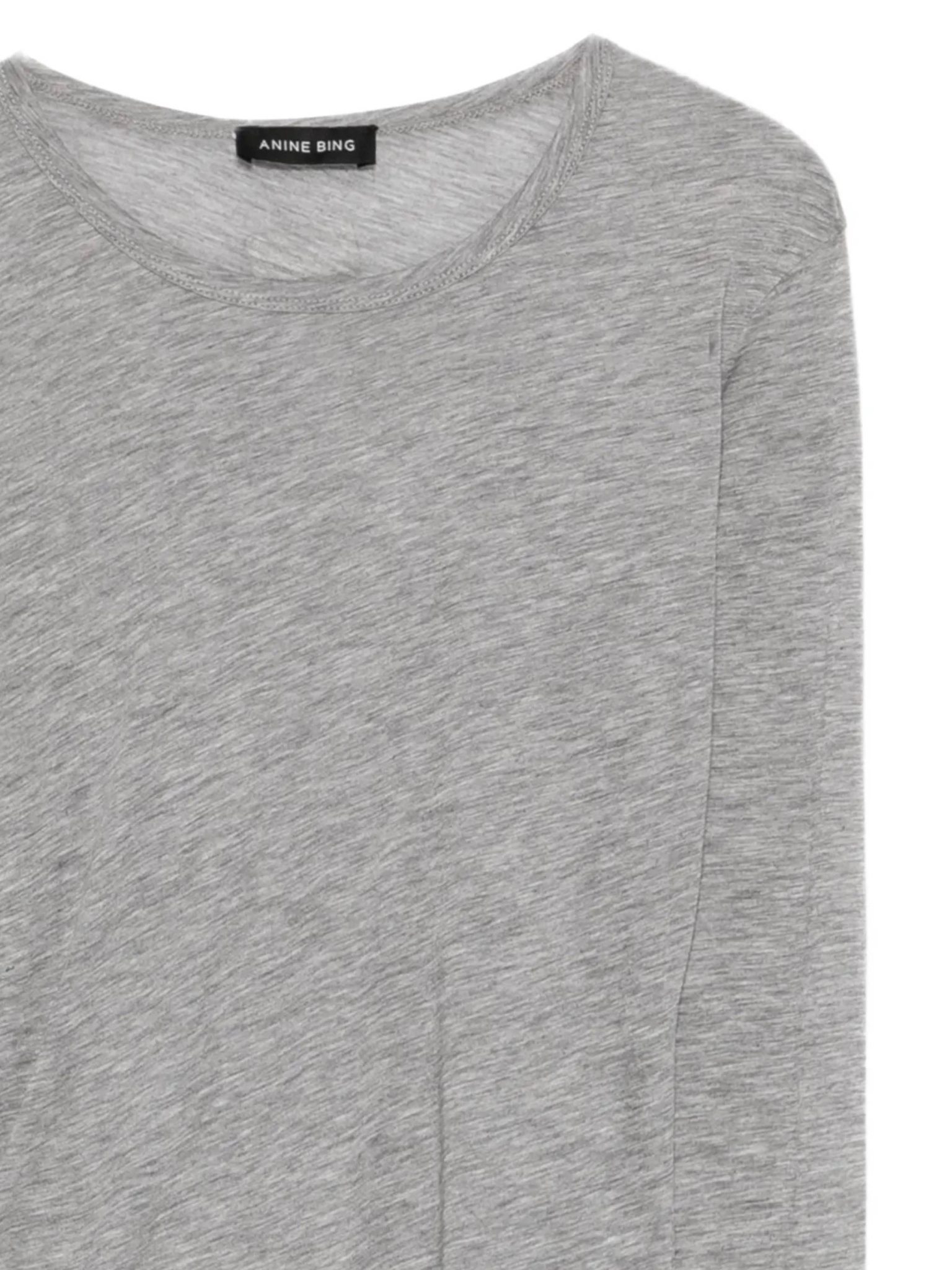 [Anine Bing] T-shirts Long Sleeve SS26 A0811501GRY1GREY