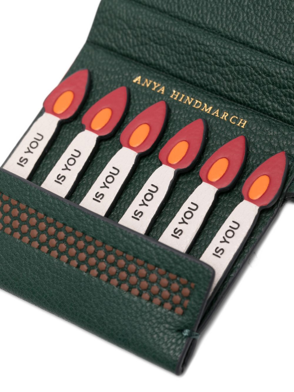 [Anya Hindmarch] Keyring SS26 205511GREEN