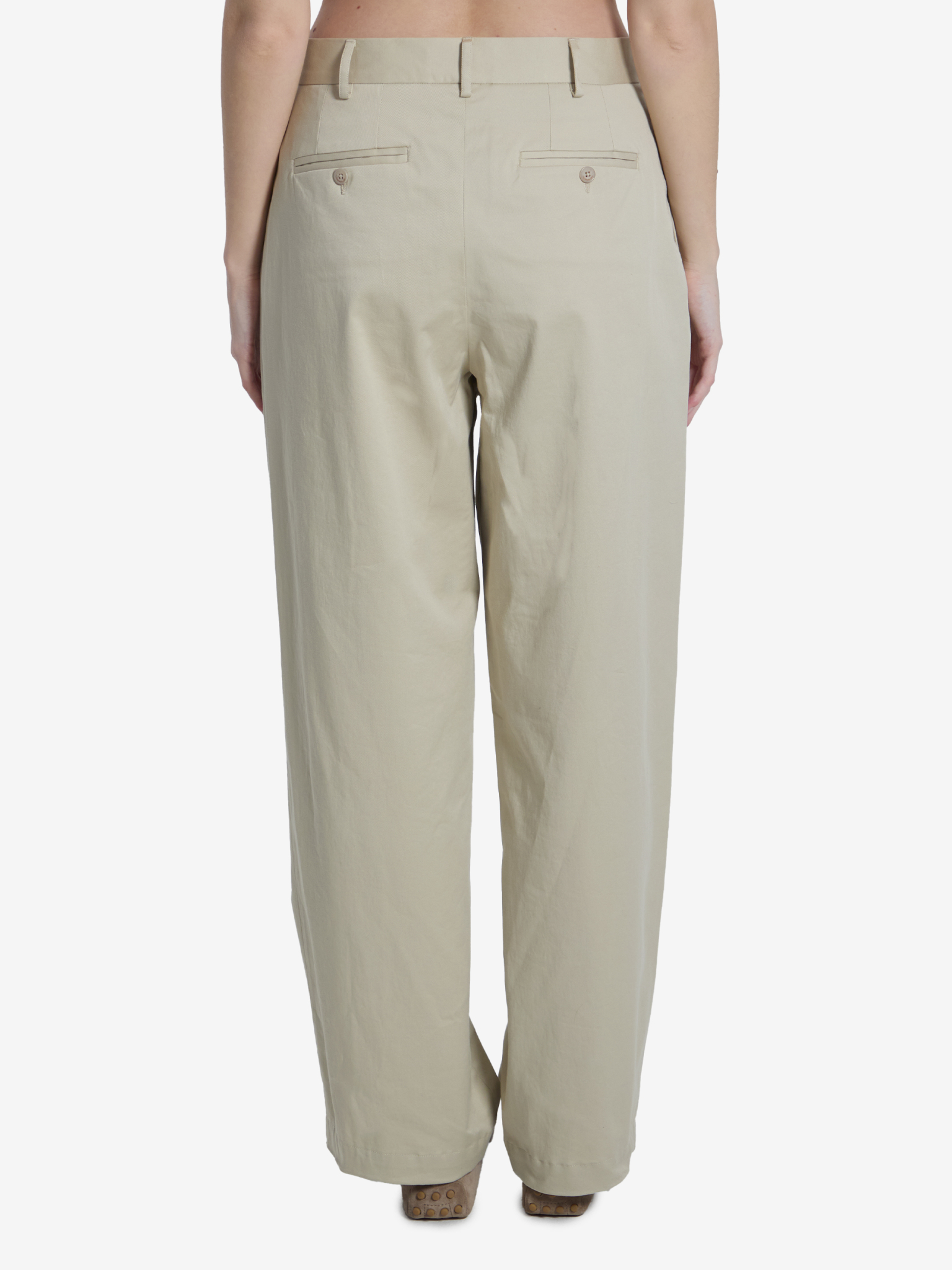 [THE FRANKIE SHOP] Trousers SS26 TTFS21987049__LIGHT BEIGE