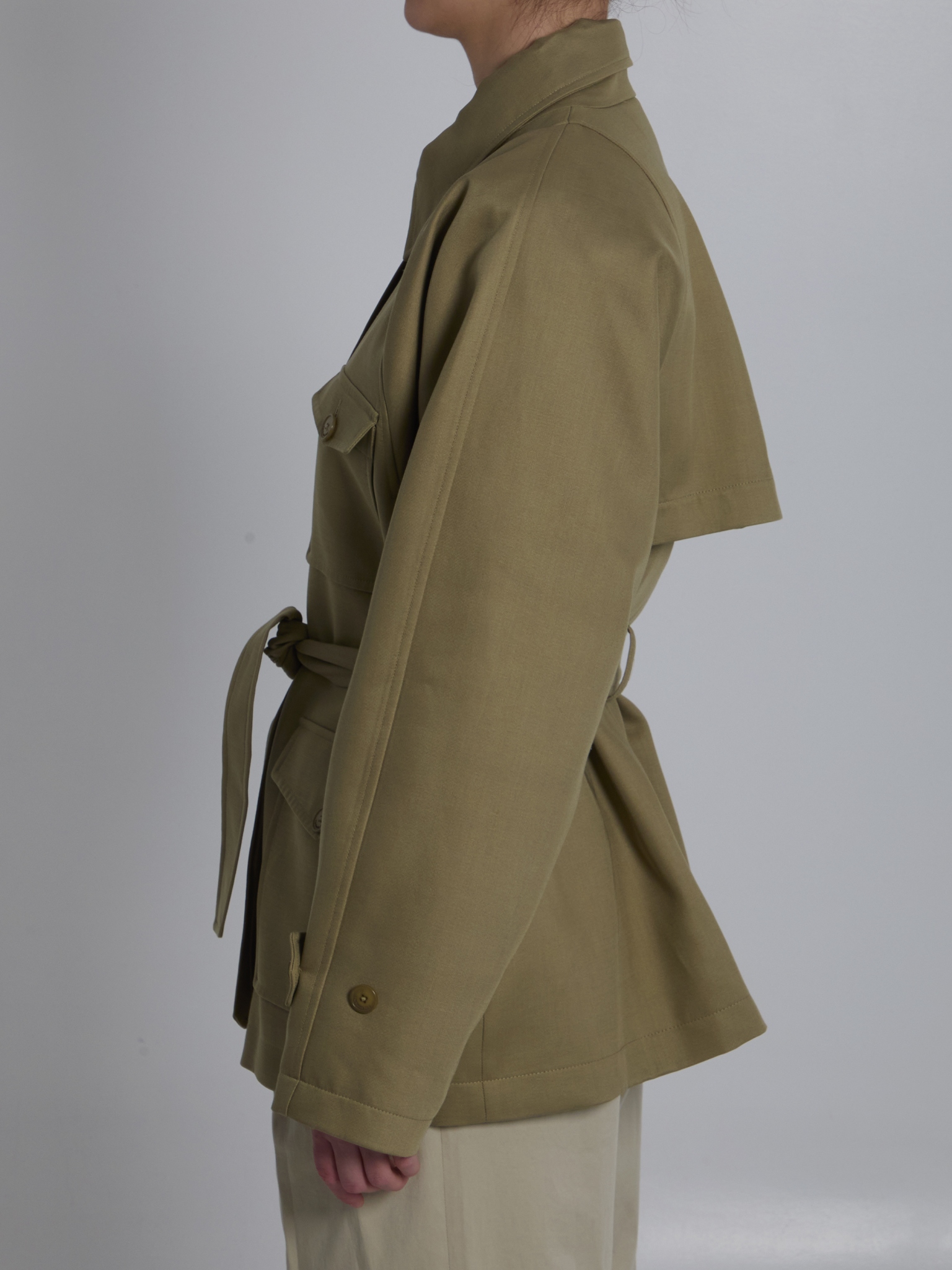 [THE FRANKIE SHOP] Casual Jacket SS26 JAFS22031430__SAGE