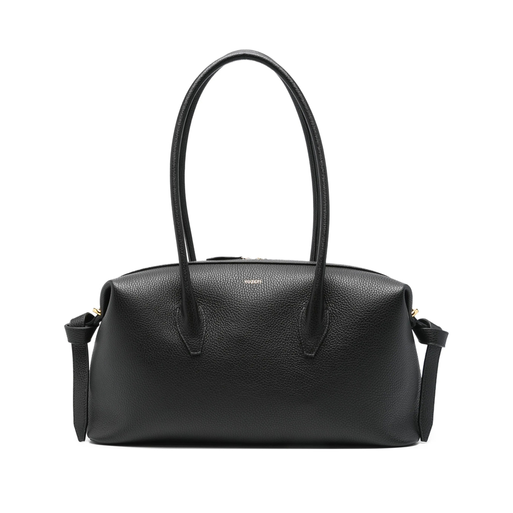 [YUZEFI] Shoulder bag FW26 BRIOCHE DUFFLE LEATHER BLACK