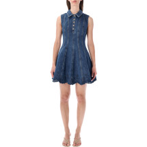 [SELF PORTRAIT] Sleeveless dress SS26 SS26820SBLBLUE