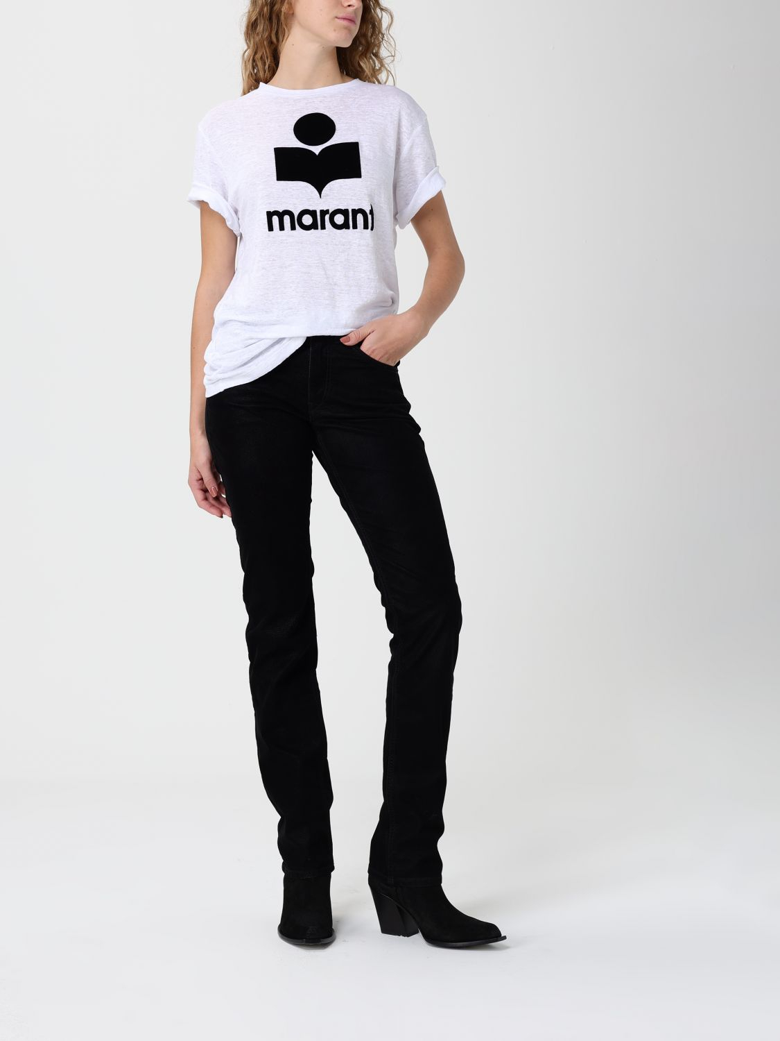 [Isabel Marant Etoile] Jeans FW25 25APA0561FAC3B01E 01BK