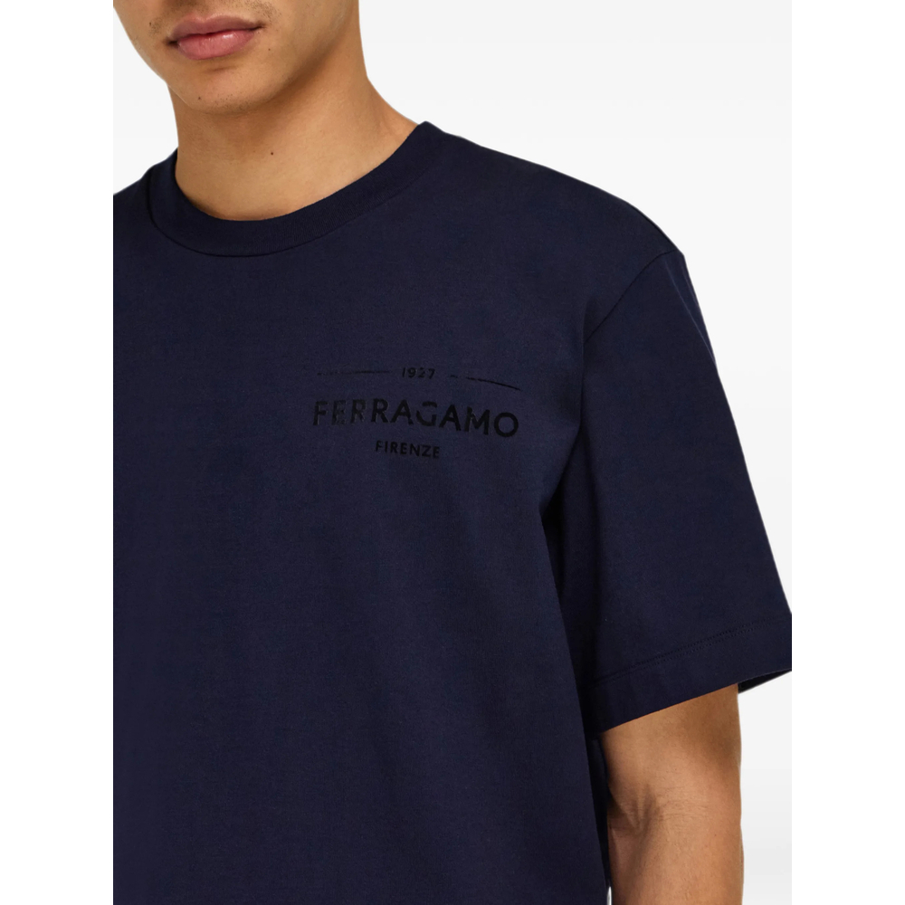 [Ferragamo] T-shirts FW26 145920 0796592 BLU