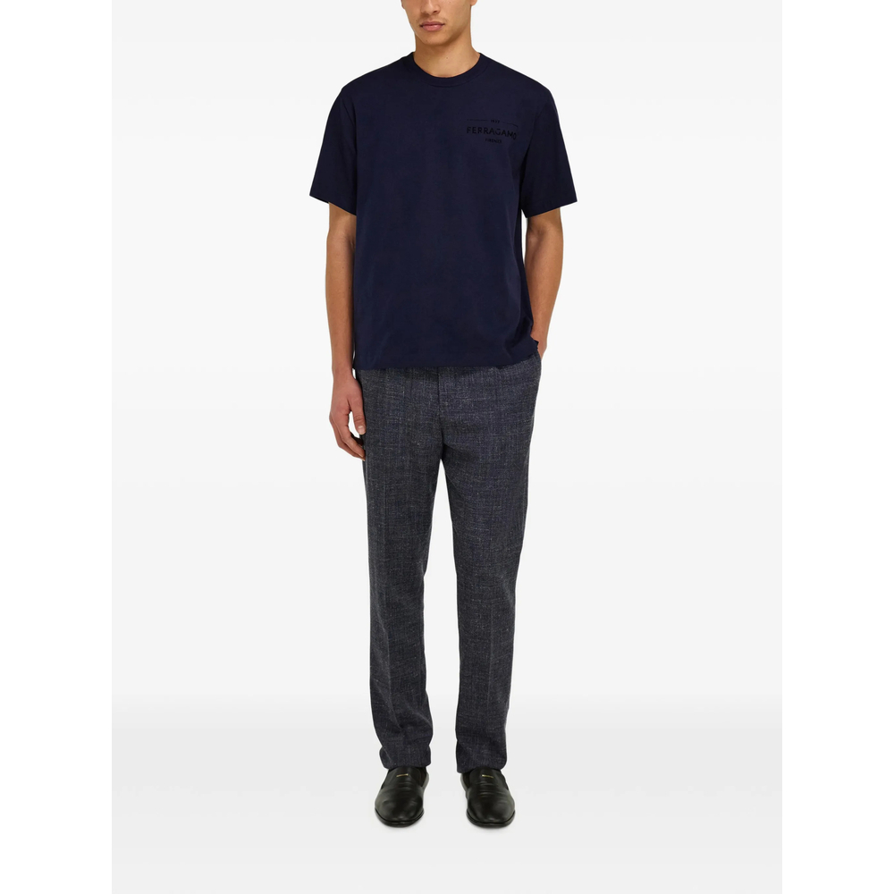 [Ferragamo] T-shirts FW26 145920 0796592 BLU