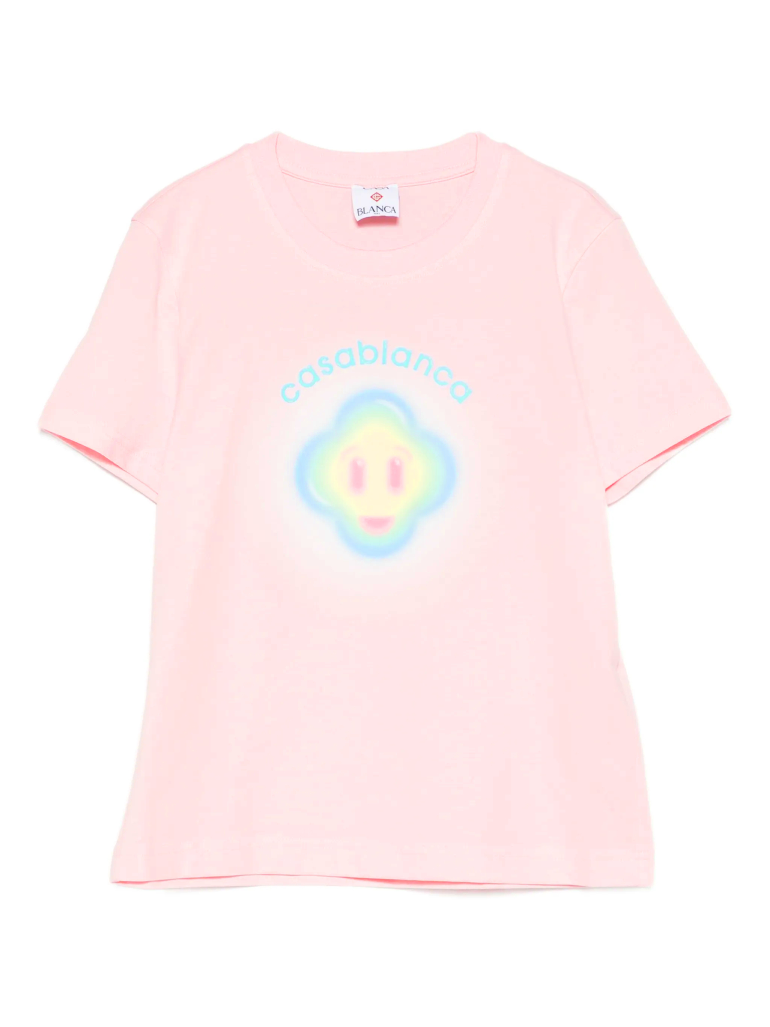 [Casablanca] T-shirts Short Sleeve SS26 WSP26JTS02001AIRBRUSH SMILEY