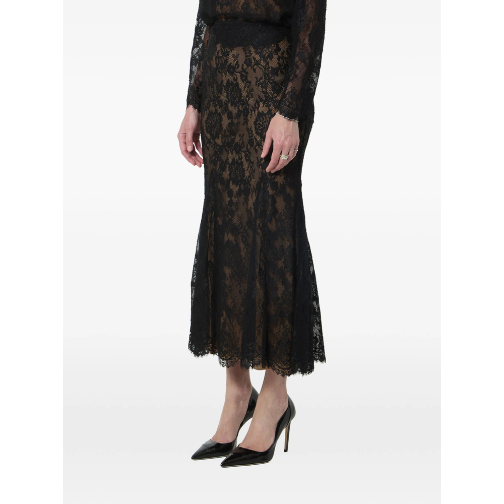 [Self-portrait] Long skirt FW26 PF26-032MSK-B  BLACK