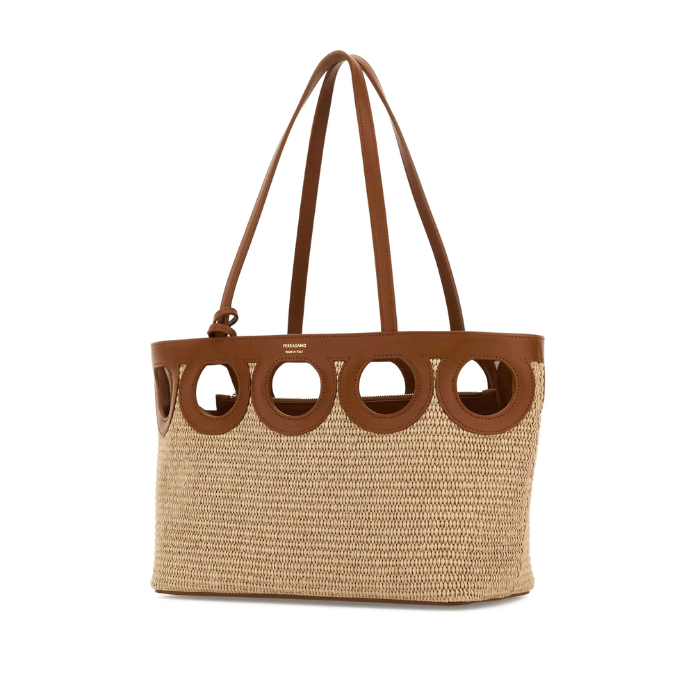 [Ferragamo] Shoulder bag FW26 21A206 0783832 NATUR