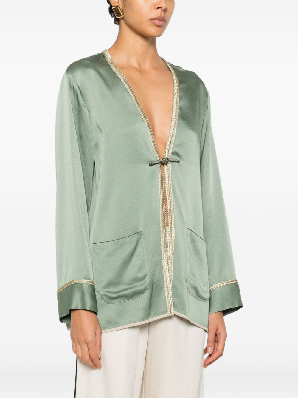 [Forte Forte] Jacket SS26 14548MYJACKETKHAKI