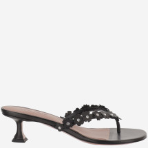 [Amina Muaddi] Pumps SS26 JANISTHONG45BLACKWHITE