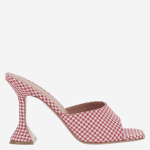 [Amina Muaddi] Pumps SS26 LUPITASLIPPER95REDWHITE