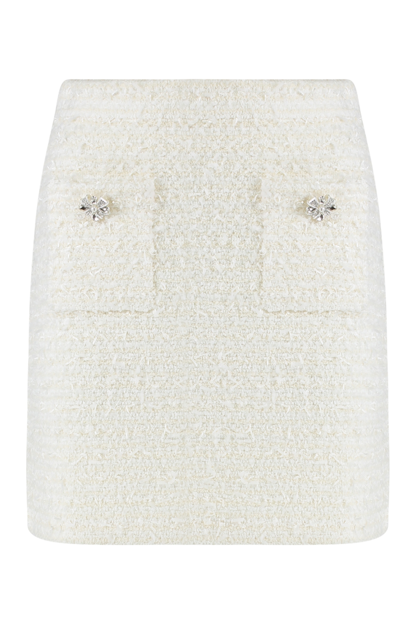 [SELF PORTRAIT] Mini skirt FW25 AW25028SKC_CREAM