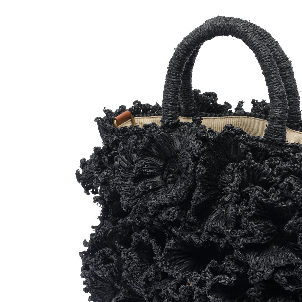 [Ibeliv] Tote bag SS26 CORALBLACK