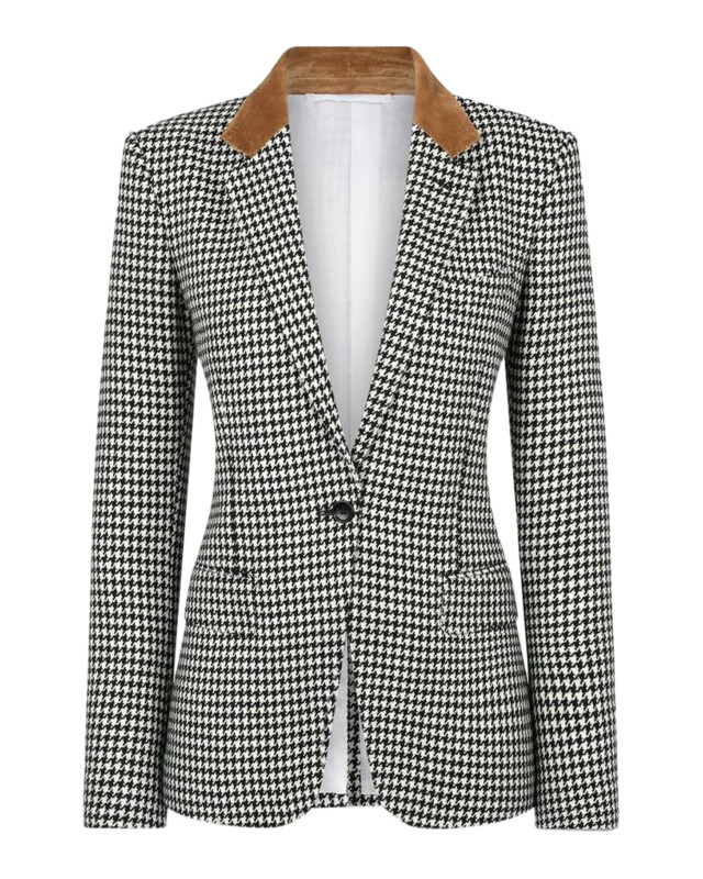 [Tom Ford] Blazer FW26 GI3114FAX1641NWA BLACK WHITE