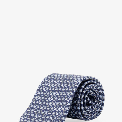 [Ferragamo] Tie FW26 351459794941NAVY