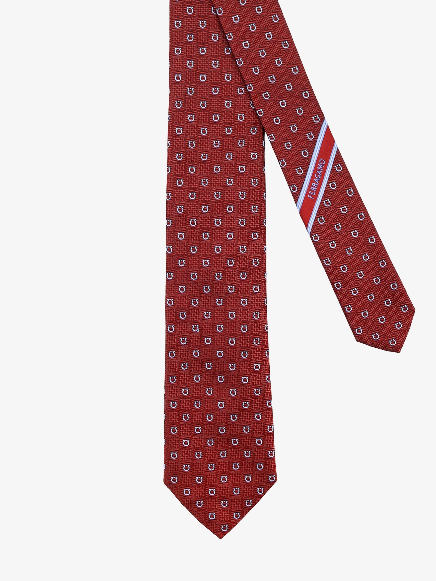 [Ferragamo] Tie FW26 351424794460BORDEAUX