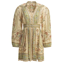 [Zimmermann] Long sleeve dress FW26 0932DSS264SATF