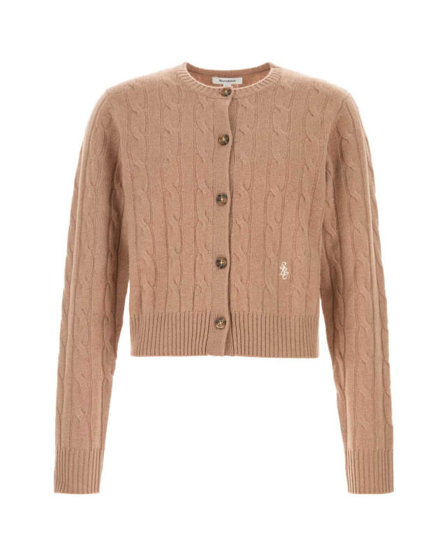 [SPORTY & RICH] Cardigan SS26 CA00365302BE02 CAMEL